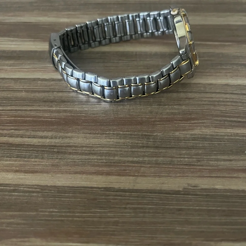 Anne Klein II 10/1562-3-5 Silver and Gold Two-Tone Watch - Picture 5 of 7